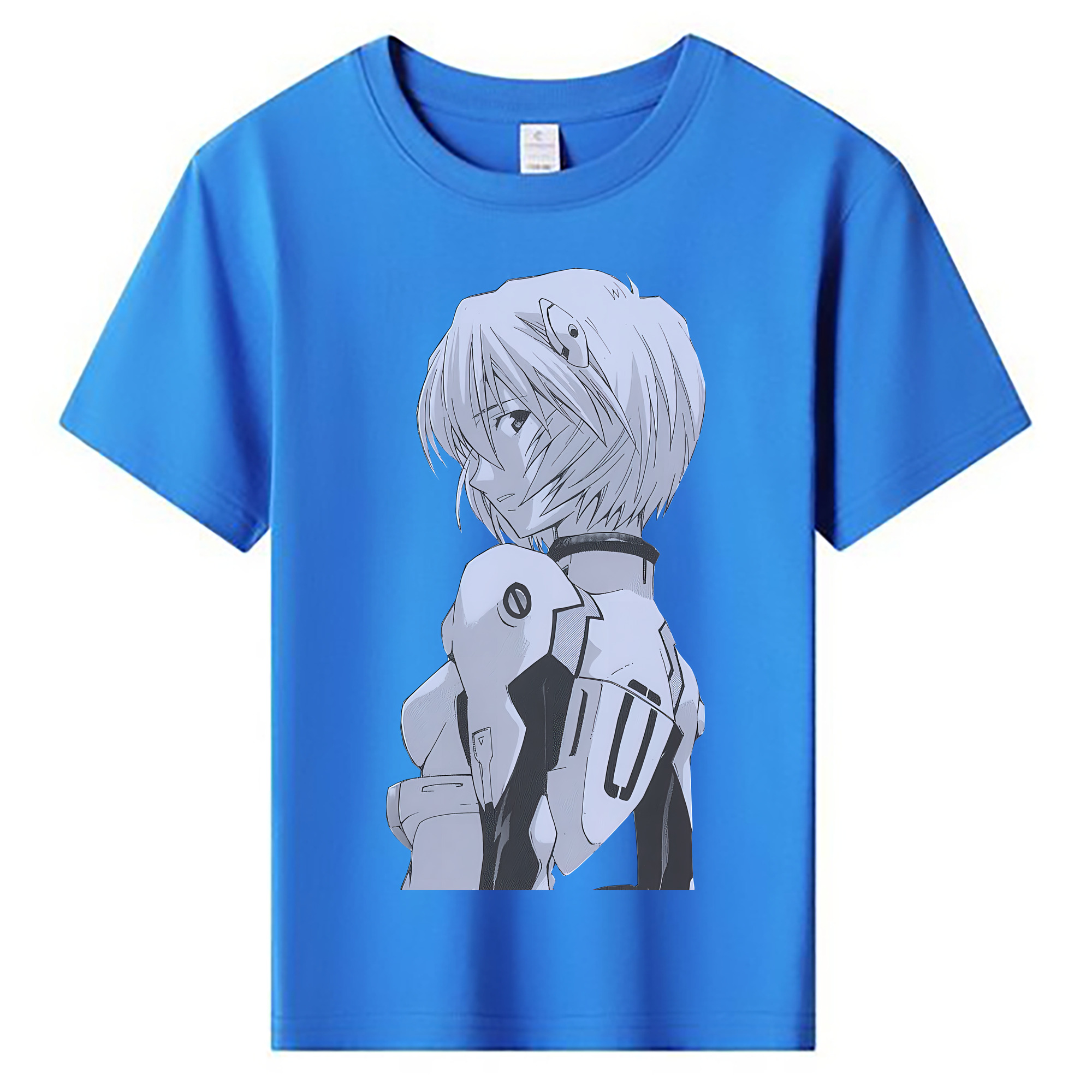 （画像用） EVA 新世紀エヴァンゲリオン 綿100％キッズTシャツ（フロントプリント）